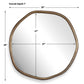 Ambrose - Indoor-Outdoor Round Mirror - Brass / Gold