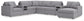 Modmax - Sectional - Granite