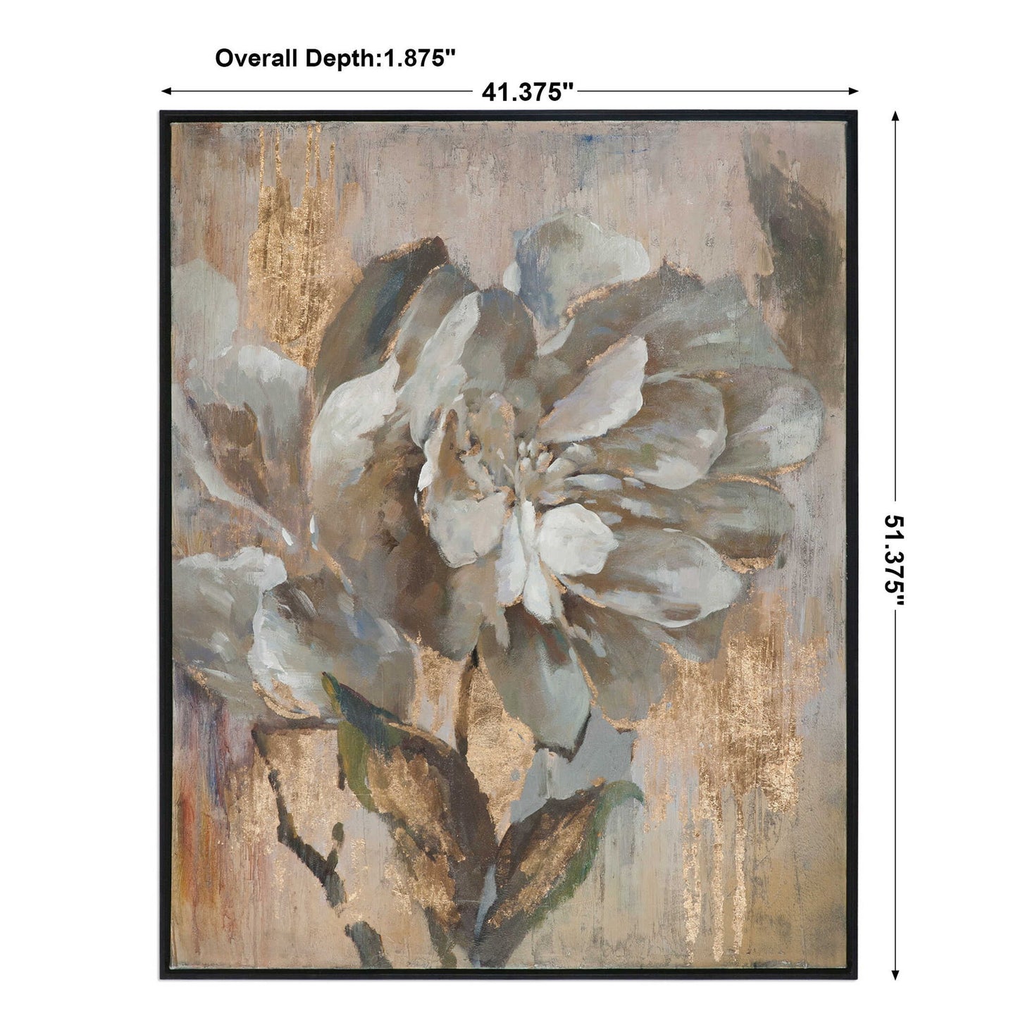 Dazzling - Floral Art - Light Brown