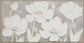 "Textured Blossoms" Hand-Painted Canvas In Frame - White / Gray