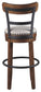 Valebeck - Tall Upholstered Swivel Barstool