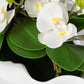 Opulence Orchid - Centerpiece With Bowl - White