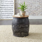 Shadow View - Accent End Table - Black