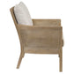 Encore - Natural Armchair - White
