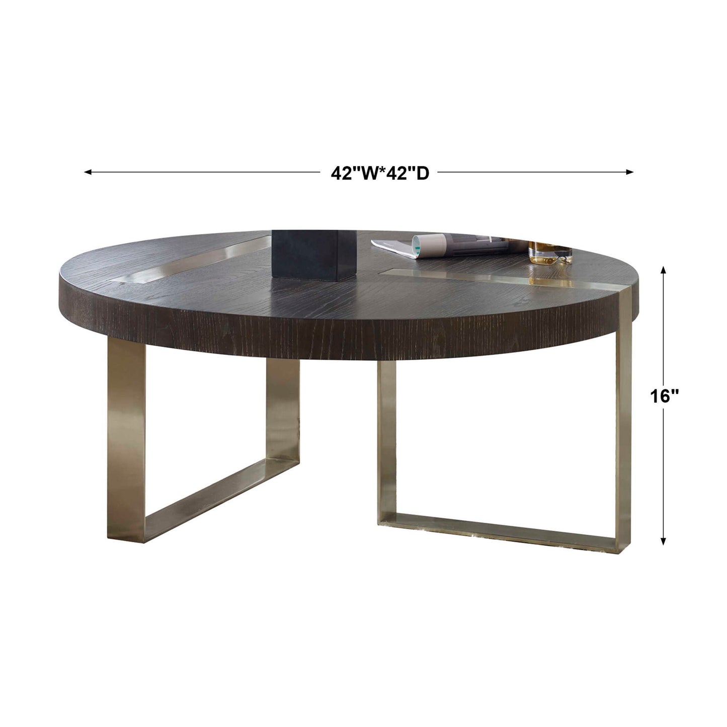 Converge - Round Coffee Table - Black