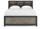 Broachmyn - Lighted Bookcase Panel Bed