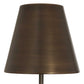 Jaycee - Dark Travertine Buffet Lamp - Brass / Gold / Gray