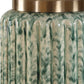 Hensley - Table Lamp - Ivory & Green