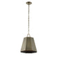 Granada - 1 Light Hexagon Pendant - Dark Gray