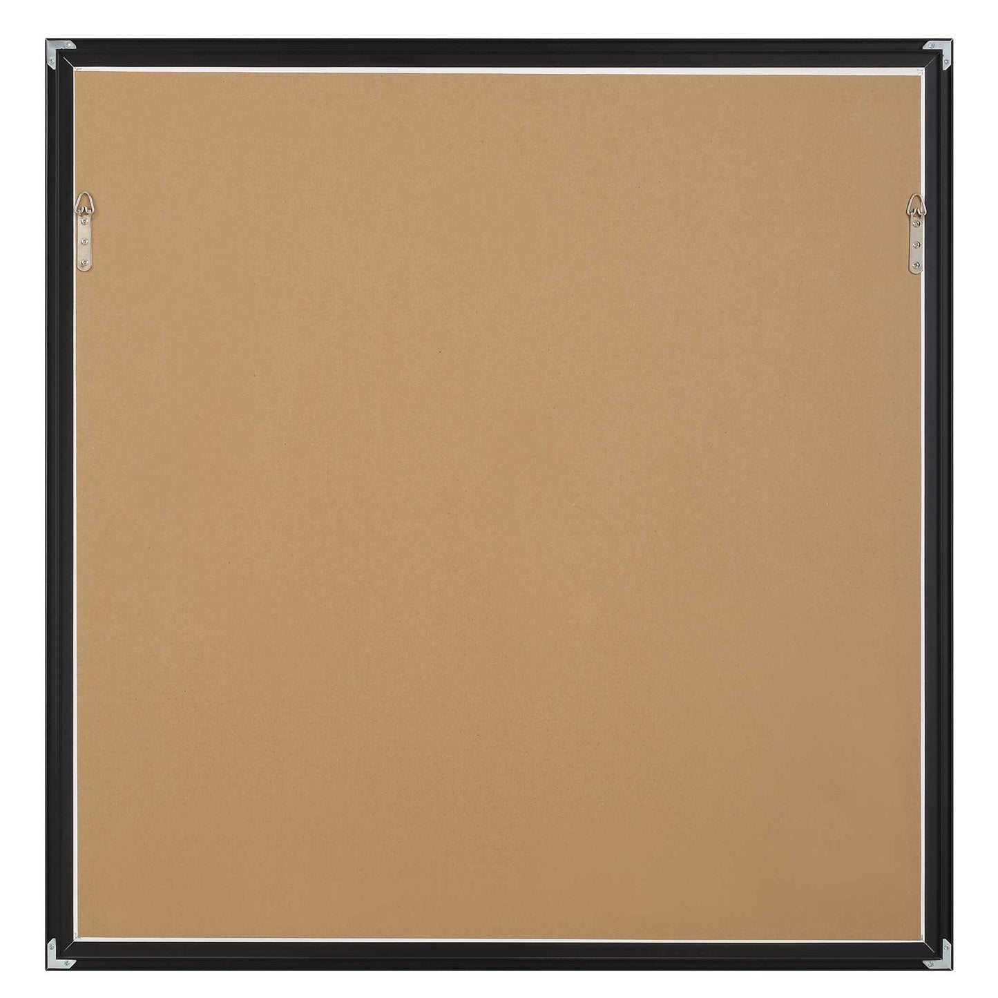 Wings Neutral - Abstract Framed Print - Black