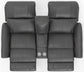 Fredda - Power Recliner Console Loveseat