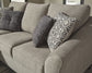 Kestrel - Sofa Chaise - Pearl Silver
