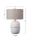 Winterscape - Glaze Table Lamp - White