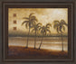 Tropical Escape I By Michael Marcon - Framed Print Wall Art - Light Brown