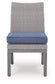 Half Moon Beach - Side Chair With Cushion (Set of 2) - Blue / Gray