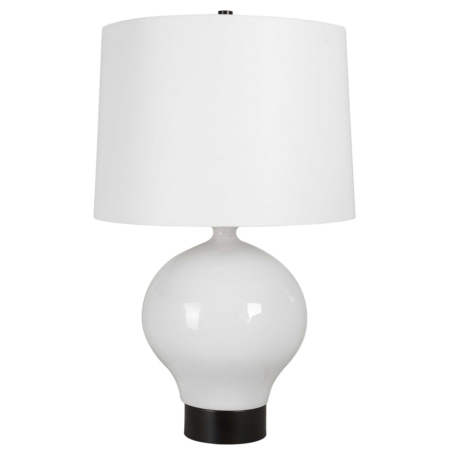 Collar - Gloss White Table Lamp
