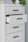 Cayboni - Five Drawer Chest - Whitewash