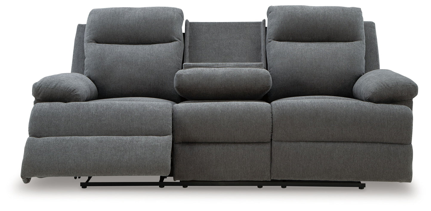 Side-Swipe - Reclining Sofa With Drop Down Table