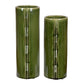 Meander - Vases (Set of 2) - Green