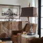 Stag Horn - Dark Shade Table Lamp - Dark Brown