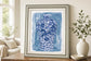 22x26 Ming Vase I By Melissa Wang - Blue