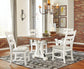 Valebeck - Dining UPH Side Chair (Set of 2) - Beige / White