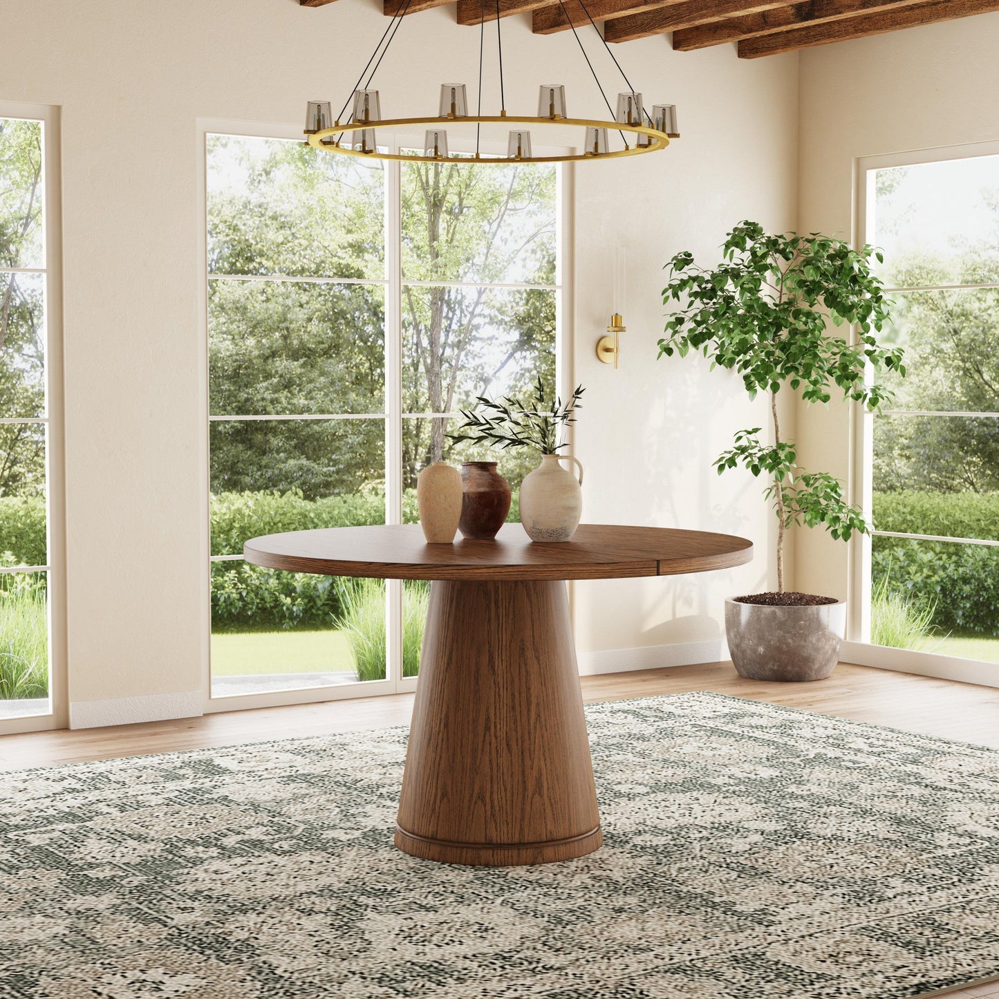 Lyra - Round Dining Table - Light Brown