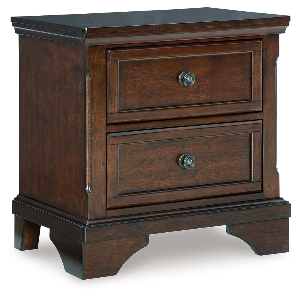 Trellington - Two Drawer Night Stand - Brown