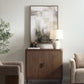 Subliminal Drift - Framed Modern Art - Black / Brown / Gray / Green / White