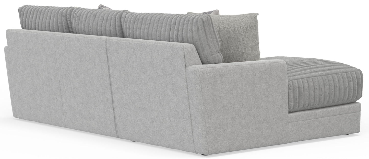 Titan - Sectional With Comfort Coil Seating And Accent Pillows Included