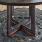 Waterfall - Round Dining Table - Deep Ebony