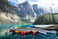 "Tranquil Reflections" Tempered Glass - Blue / Green / Red
