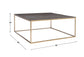 Trebon - Modern Coffee Table - Dark Gray