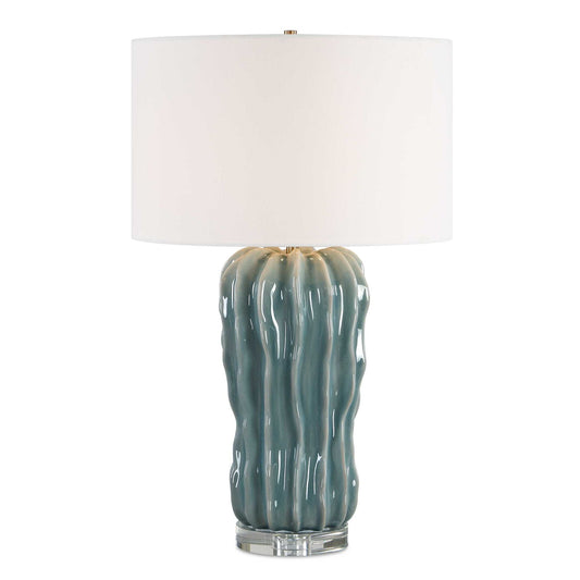 Niese - Glaze Table Lamp - Light Blue
