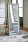 Evesen - Floor Standing Mirror With Storage - Champagne