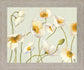 Golden Poppy Whimsy - 28" x 34" Framed Wall Art - Beige