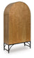 Gwenwich - Accent Cabinet - Natural / Black