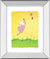 Felicity Wishes Il By Emma Thomson - Mirror Framed Print Wall Art - Yellow