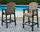 Fairen Trail - 5 Pc. - Dining Set with 4 Chairs - Black / Driftwood