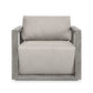Remsen - Outdoor Lounge Chair - Weathered Gray / Dove