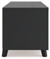 Danziar - Extra Large TV Stand - Black