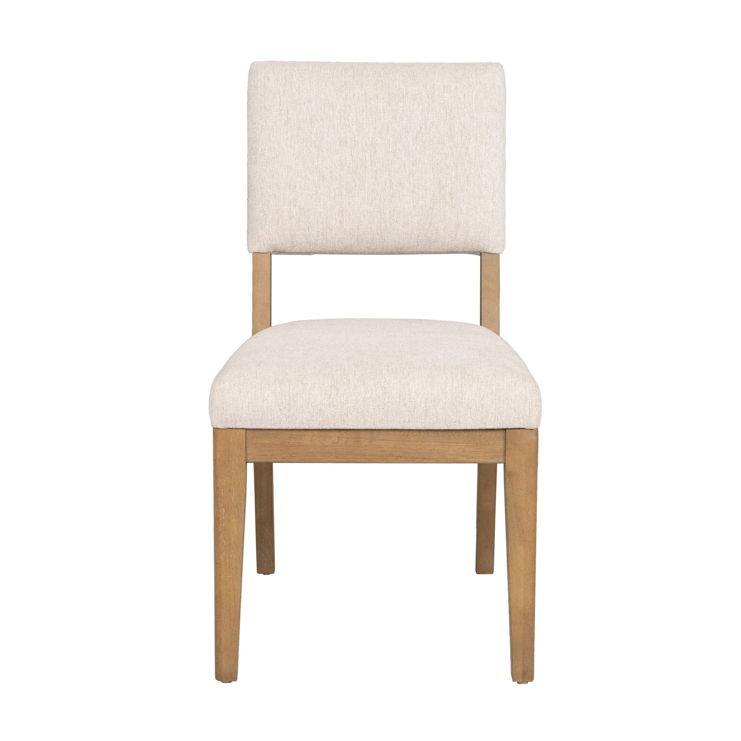 Millwork - Dining Chair (Set of 2) - White / Light Brown