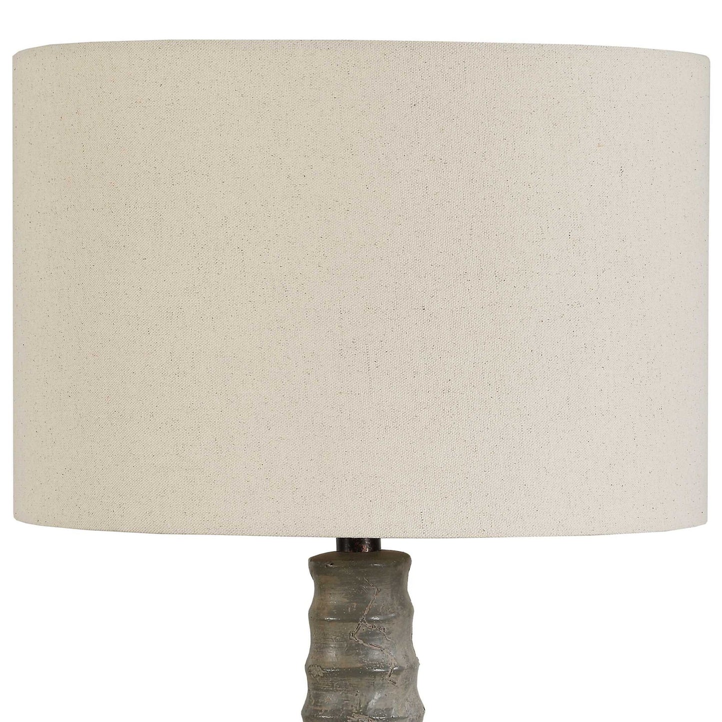 Stratum - Rustic Outdoor Table Lamp - Gray
