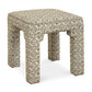 Satoria - Upholstered Small Bench - Green / White
