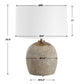 Raylan - Textured Table Lamp - Gray