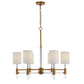 Welkin - 6 Light Modern Chandelier