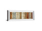 Juncture I By Tom Reeves - Mirror Framed Print Wall Art - Light Brown