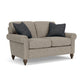 Moxy - Fabric Loveseat With Rolled Arms
