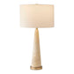 Perkins - Travertine Table Lamp - Brown