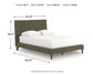 Chirason - Upholstered Bed With Roll Slats
